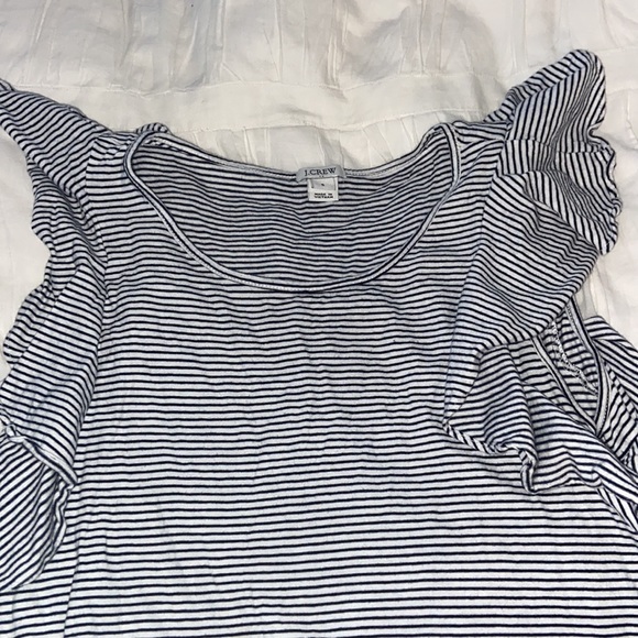 J.crew navy and white striped dress - Picture 2 of 4